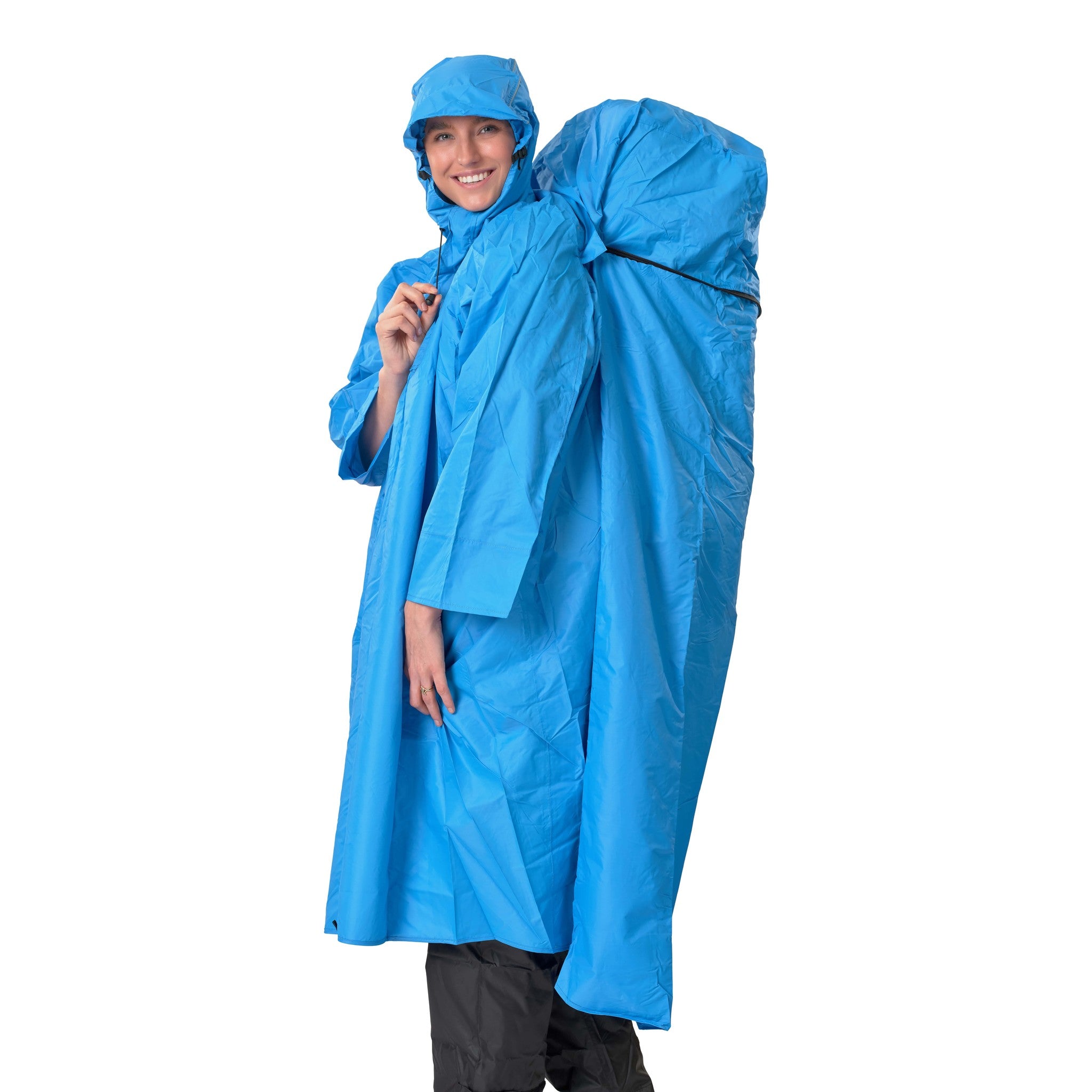 100% Waterproof Backpacking Poncho Breathable (8,000g/M²) PFAS