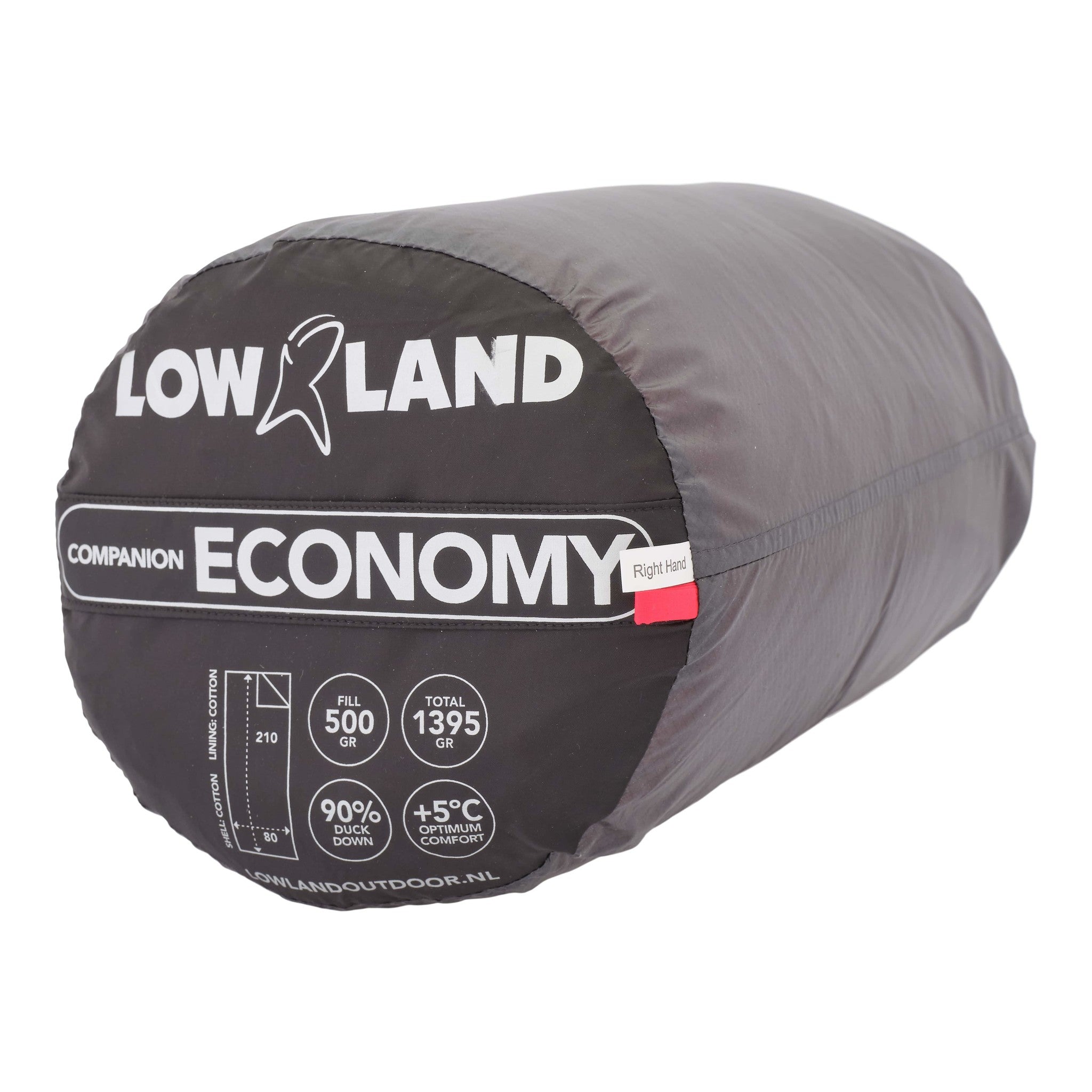 schlafsack daune 90 LOWLAND OUTDOOR Companion Economy