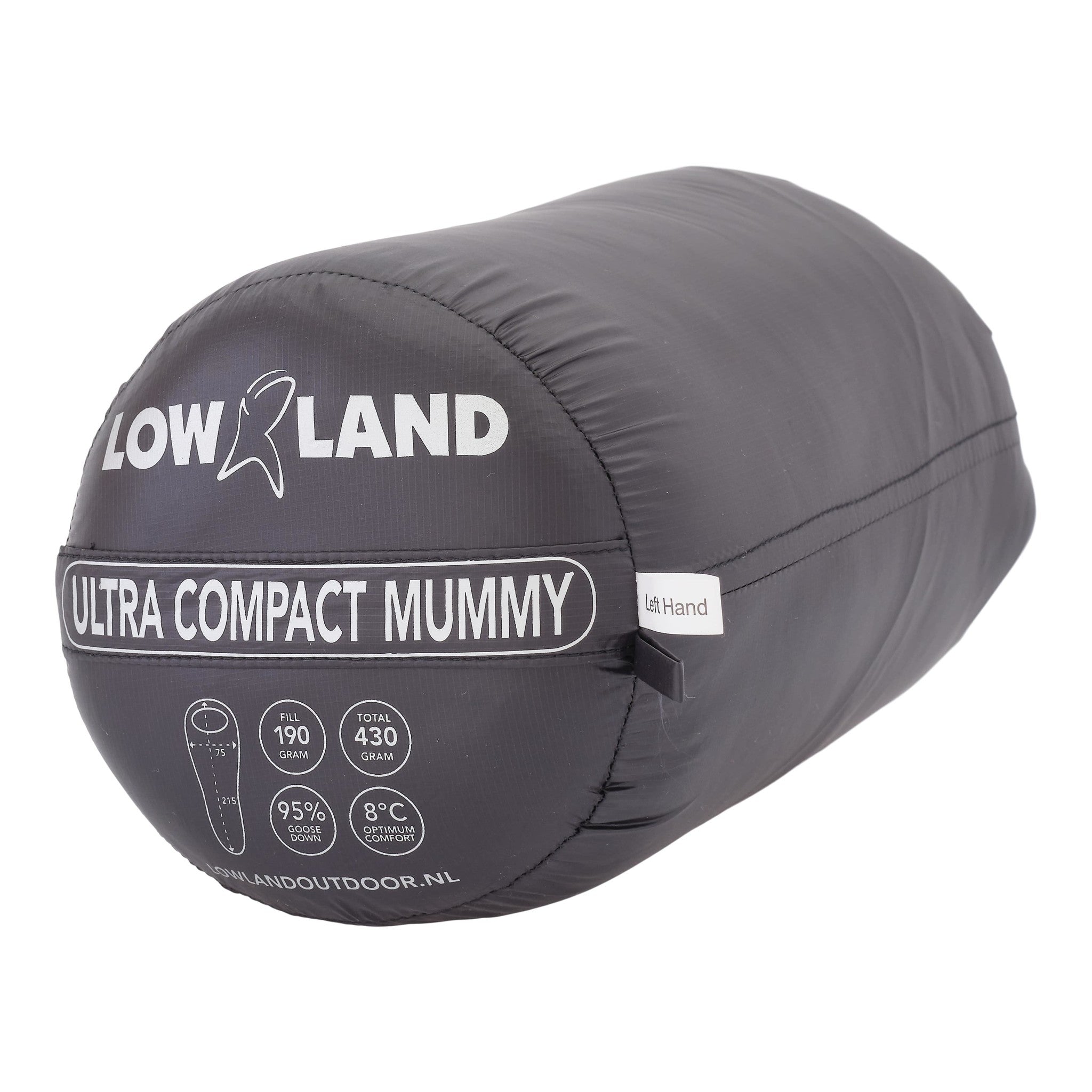 Lowland Ultra Compact Mummy Sleeping Bag Lightweight and Warm