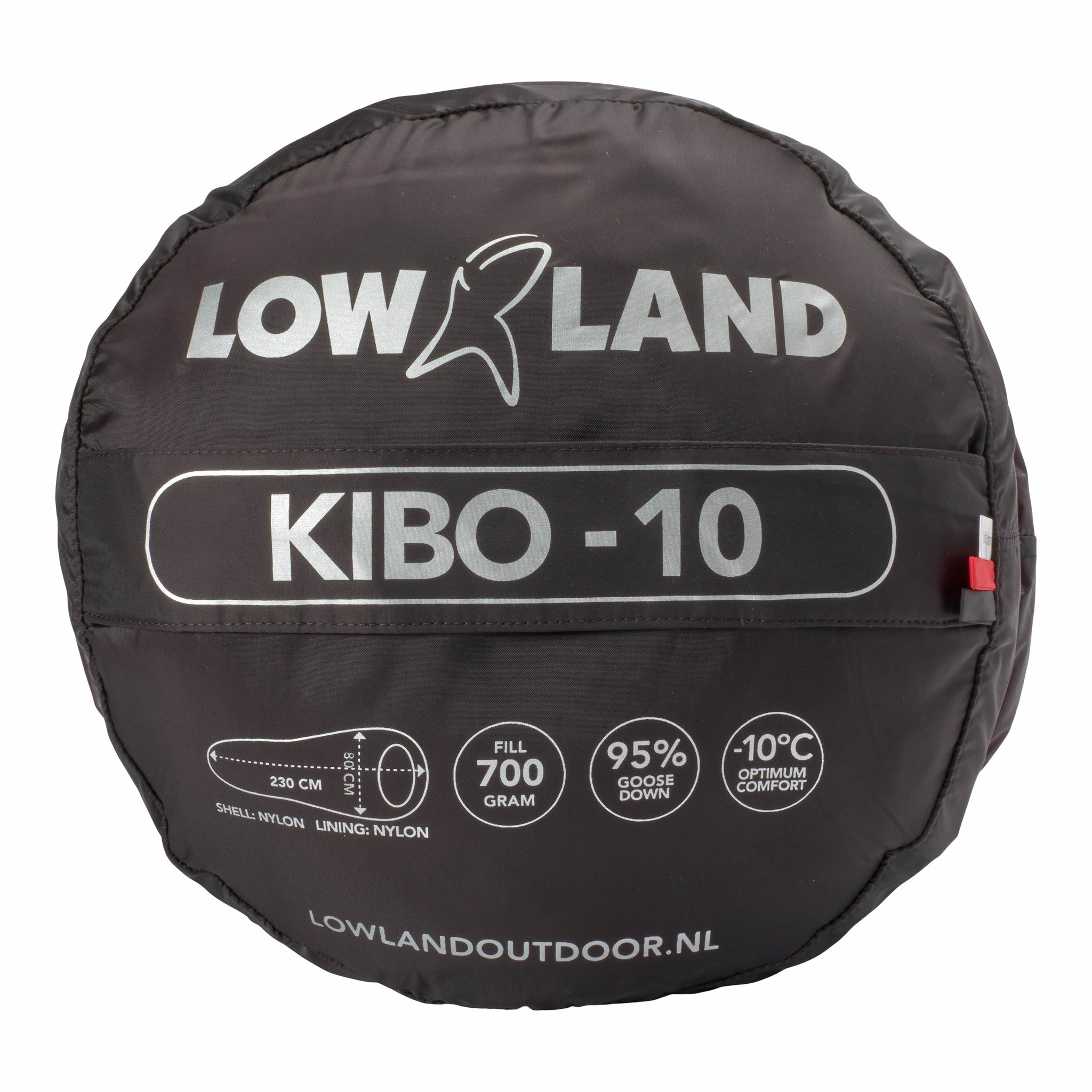 schlafsack bis 10 grad LOWLAND OUTDOOR KIBO -10 - Volldaune - 1195gr