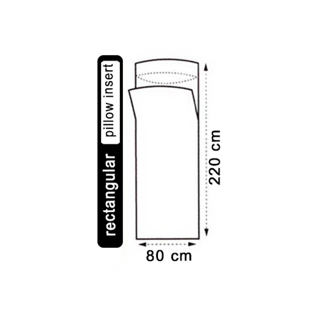 Fodera Sacco A Pelo In Seta Extra Large Blu Scuro 87x43 Con Tasca Cuscino – Browint - Foto 3